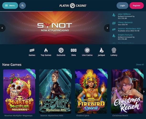 Introducción a Platincasino Introducción a Platincasino